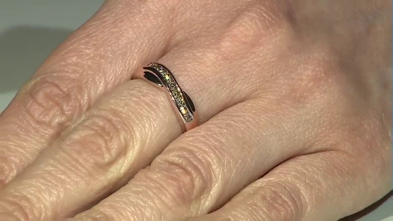 Video Gouden ring met Diamanten SI2 (G) (Annette)