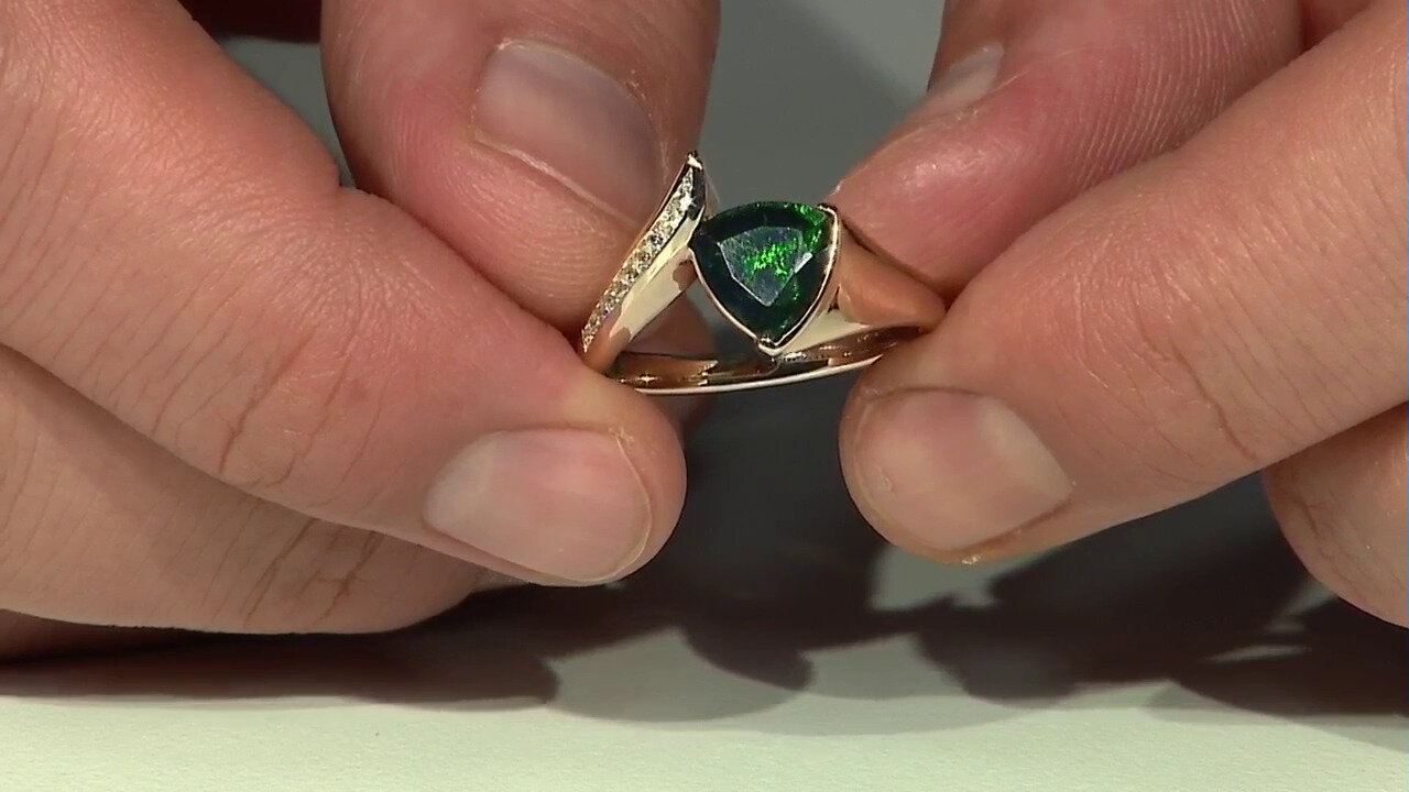 Video Anello in oro con Opale Mezezo (de Melo)