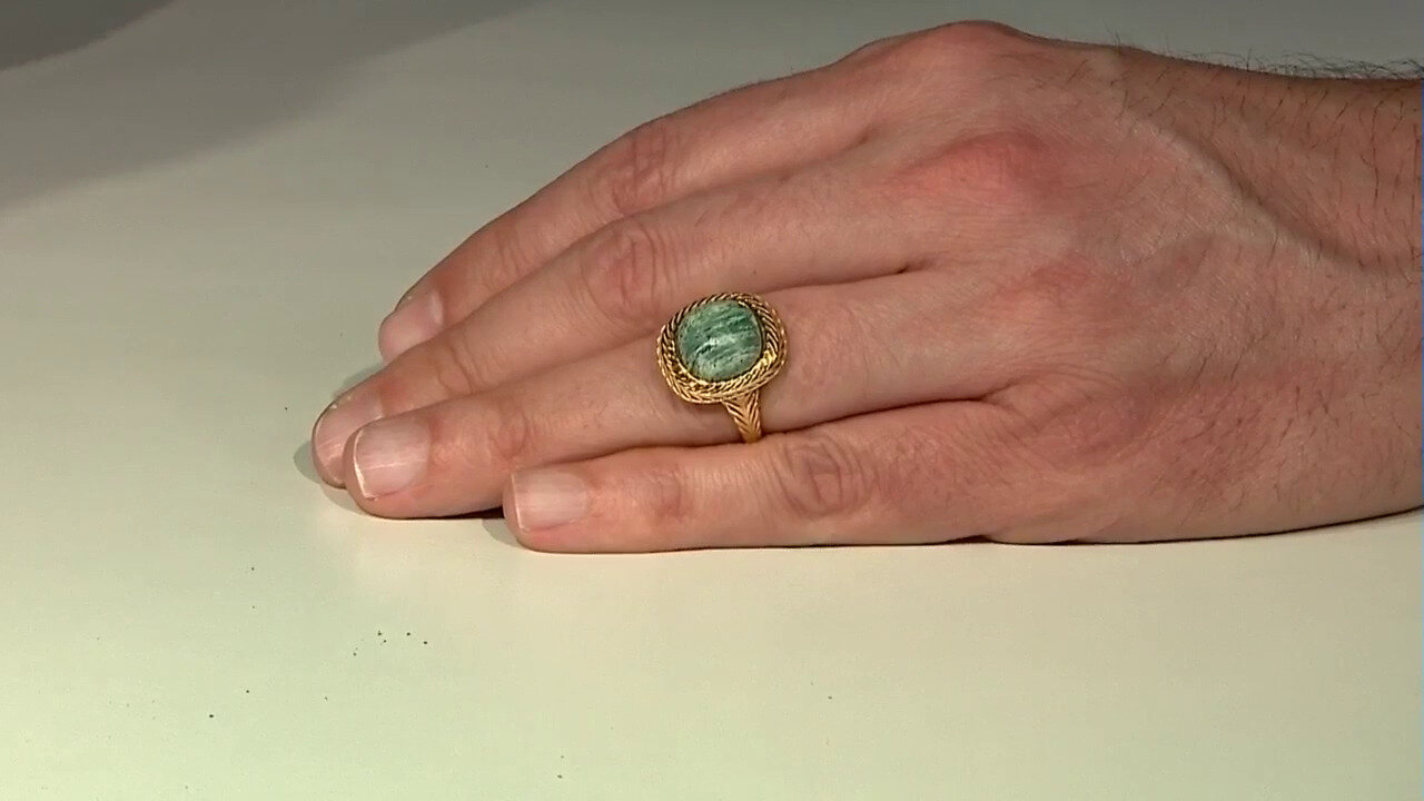 Video Zilveren ring met een Fuchsiet (dagen)