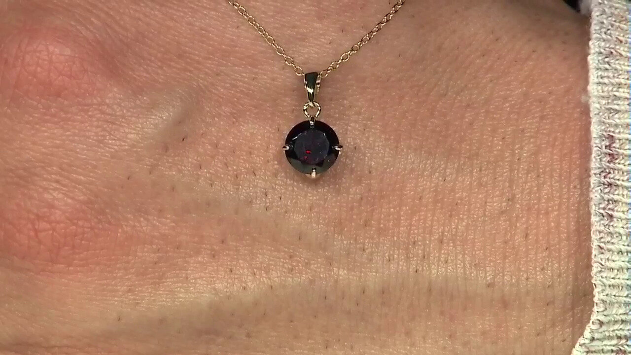 Video Garnet Silver Necklace