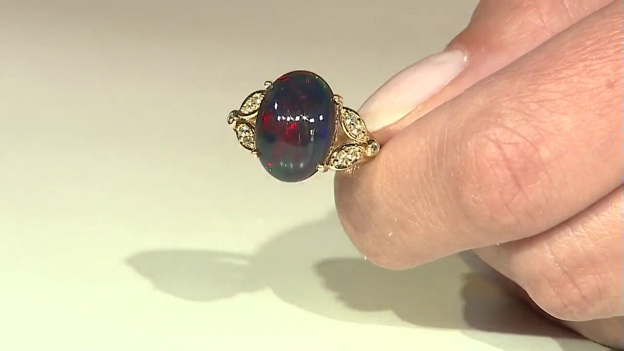 Video 9K Mezezo Opal Gold Ring