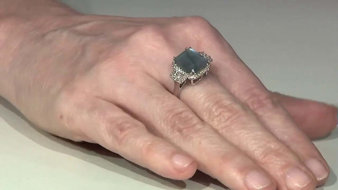 Video Labradorite Silver Ring