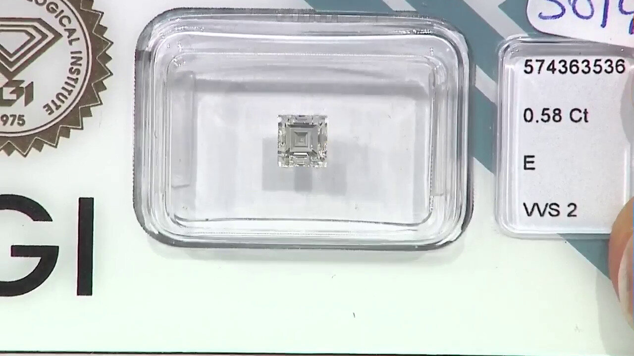 Video Piedra preciosa con Diamante VSS2 (E)
