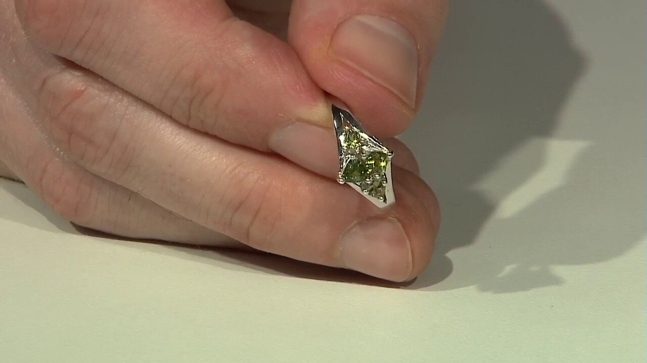 Video Cuprian Tourmaline Silver Ring