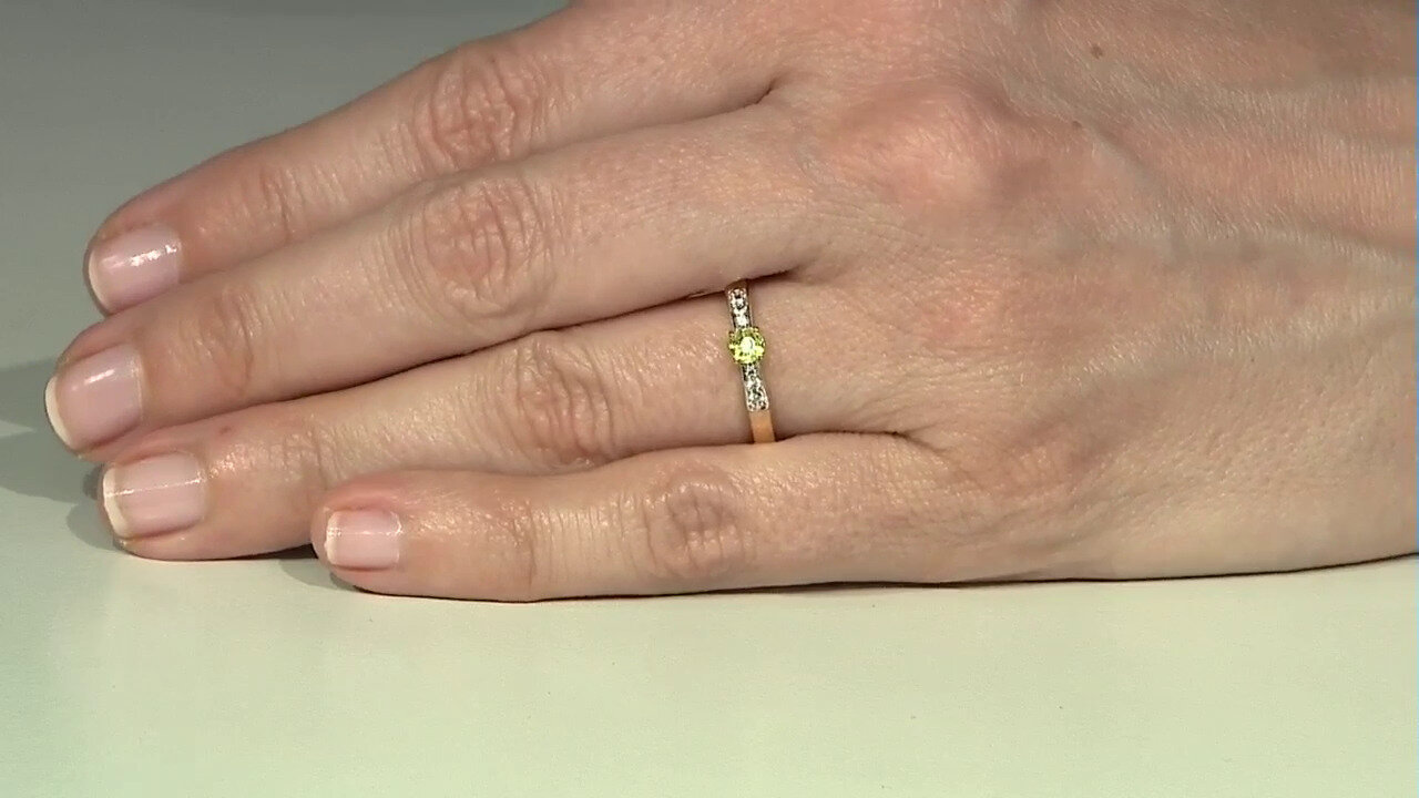 Video Zilveren ring met een Capelinha sfeen
