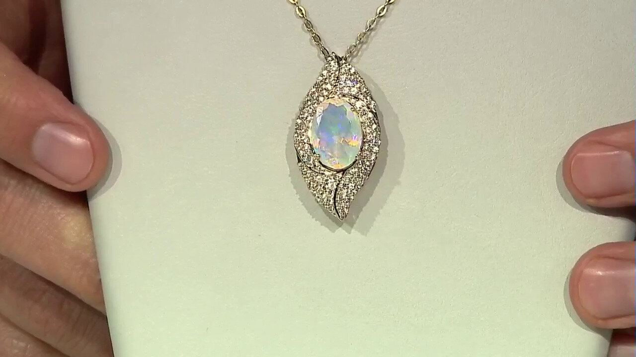 Video 9K Welo Opal Gold Pendant (de Melo)