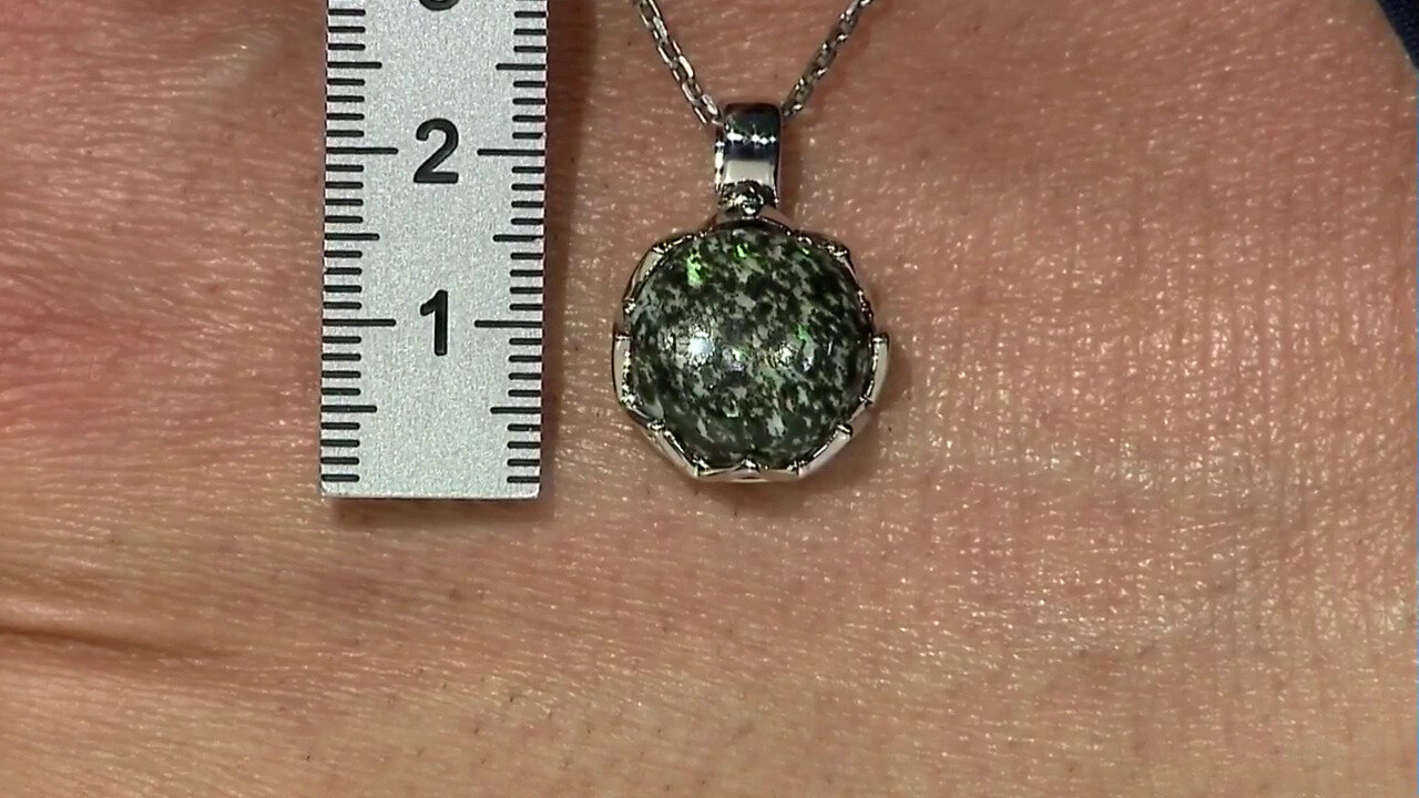 Video Ciondolo in argento con Opale Leopardo