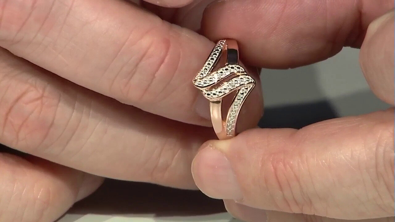 Video I3 (I) Diamond Silver Ring