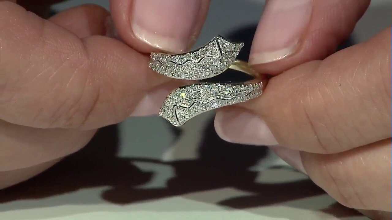 Video Gouden ring met I2 (I) Diamanten