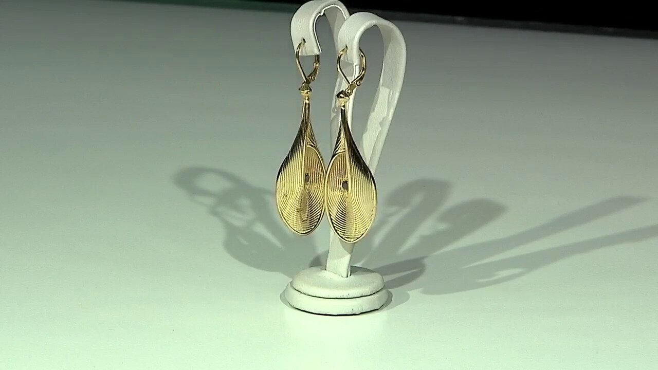Video Black Diamond Brass Earrings (Juwelo Style)