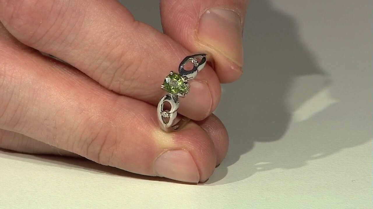 Video Bague en argent et Tourmaline cuprifère