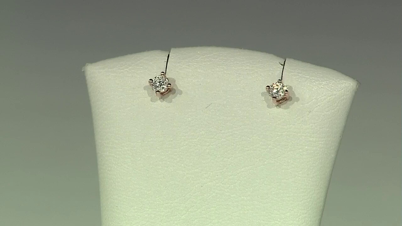 Video Boucles d'oreilles en or et Diamant I1 (H) (CIRARI)