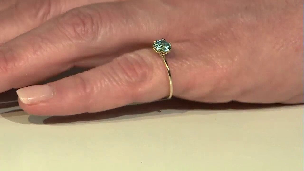 Video Gouden ring met een Ratanakiri zirkoon