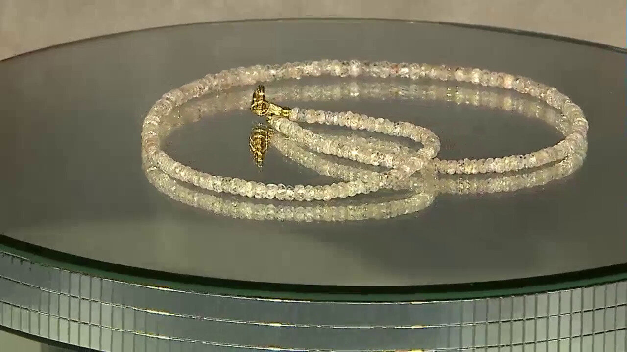 Video Fancy Zircon Silver Necklace (Riya)
