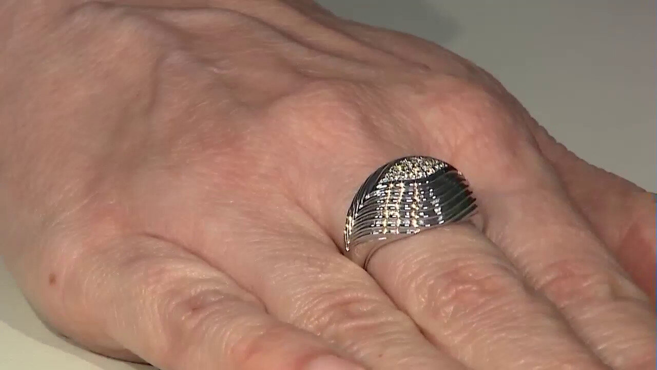 Video Zilveren ring met zirkonen (TPC)