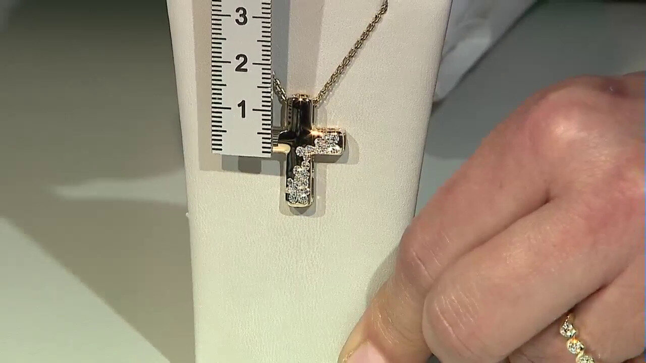 Video Pendentif en or et Diamant SI1 (G) (Annette)