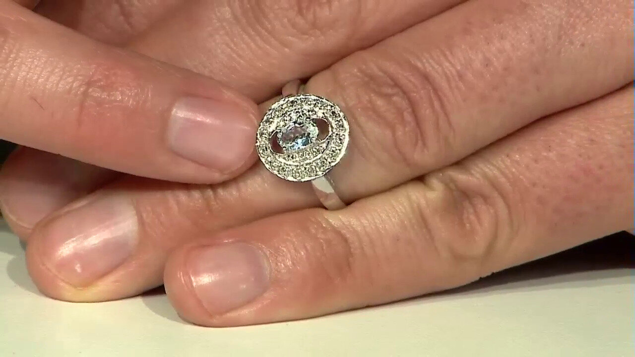 Video Fancy Beryl Silver Ring
