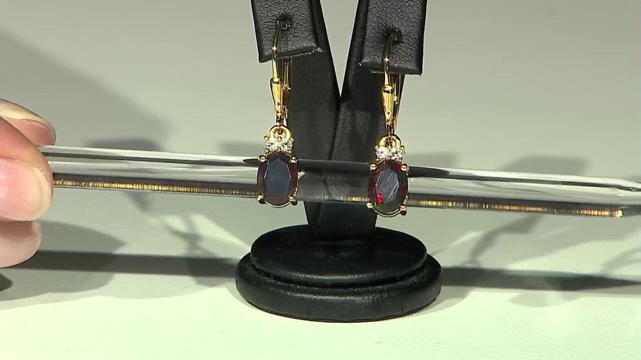 Video Mezezo Opal Silver Earrings