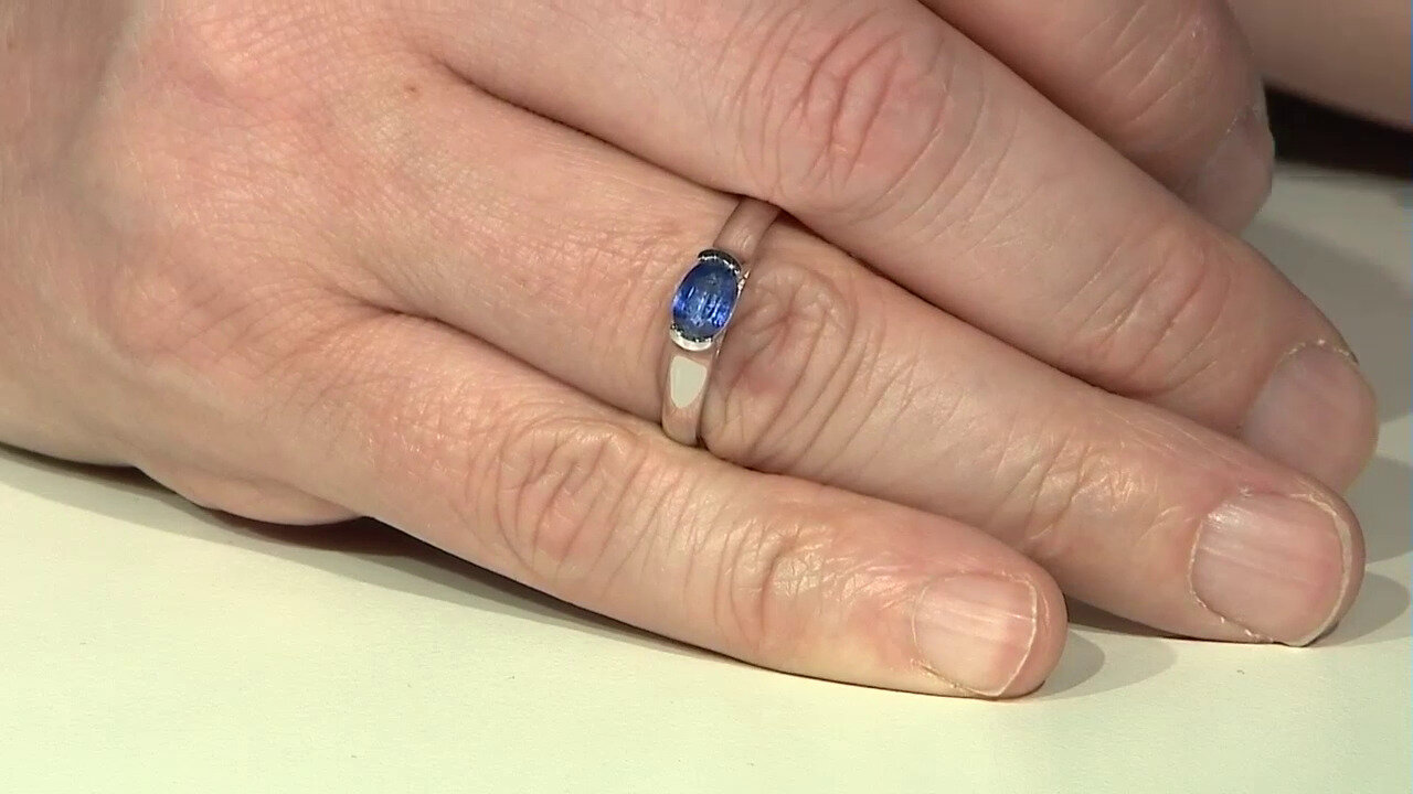 Video Bague en argent et Kyanite du Népal