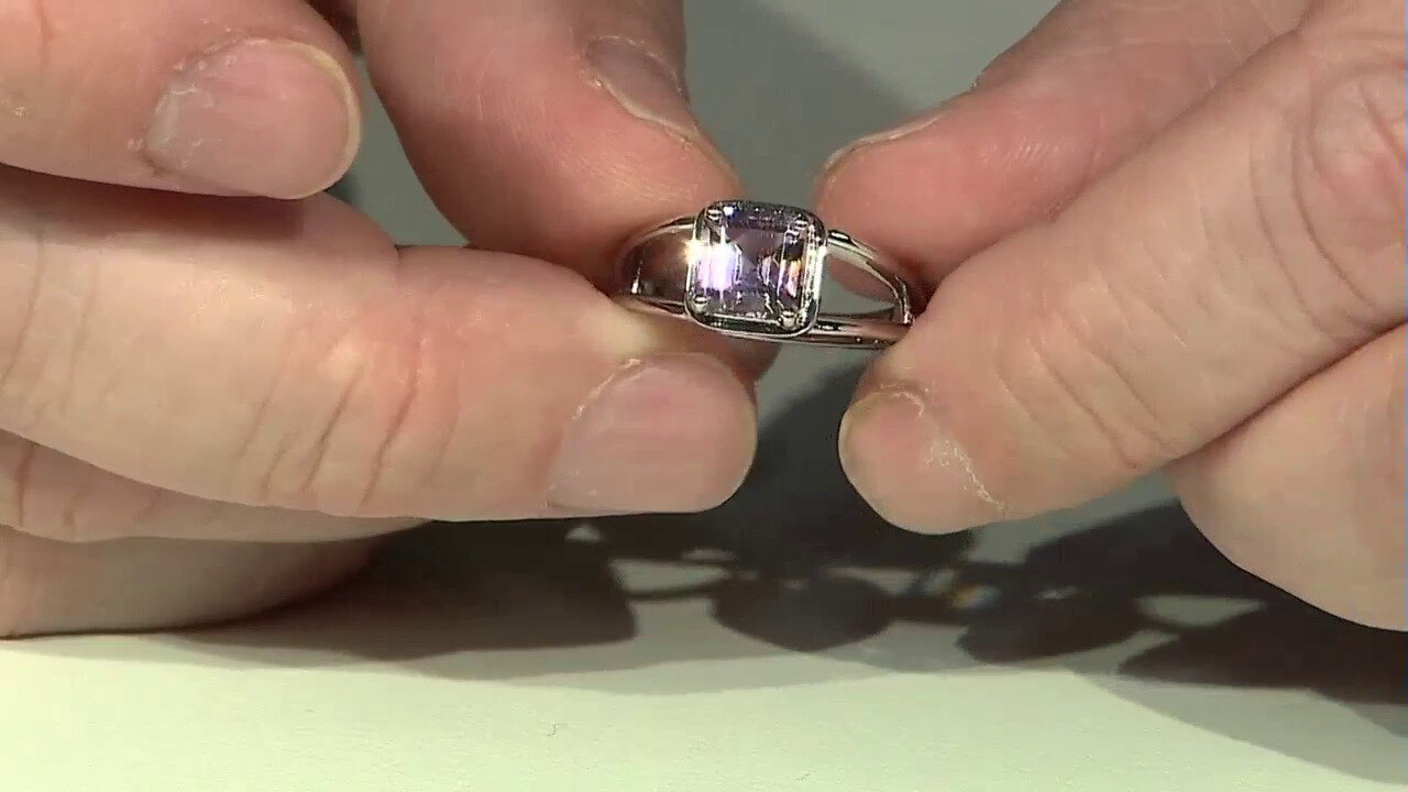 Video Anello in argento con Ametrina