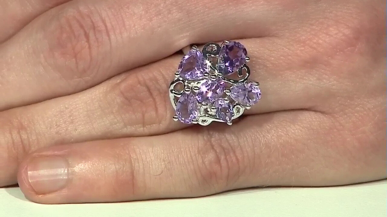 Video Bague en argent et Améthyste