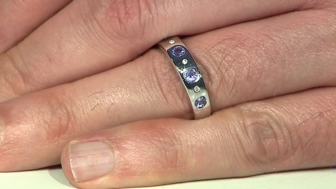 Video Bague en argent et Tanzanite