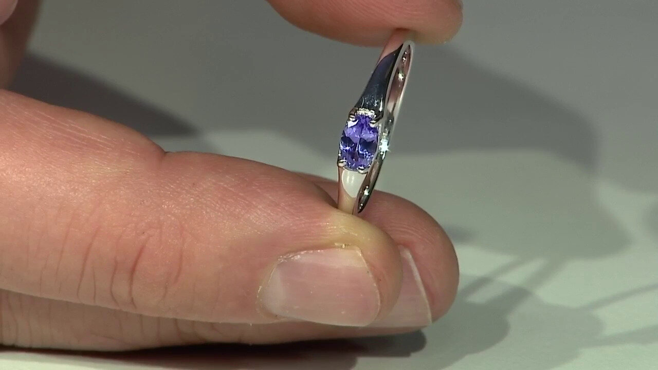 Video Bague en argent et Tanzanite