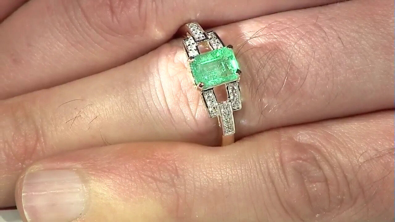 Video Bague en or et Emeraude d'Ethiopie