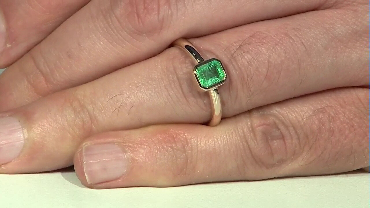 Video Äthiopischer Smaragd-Goldring
