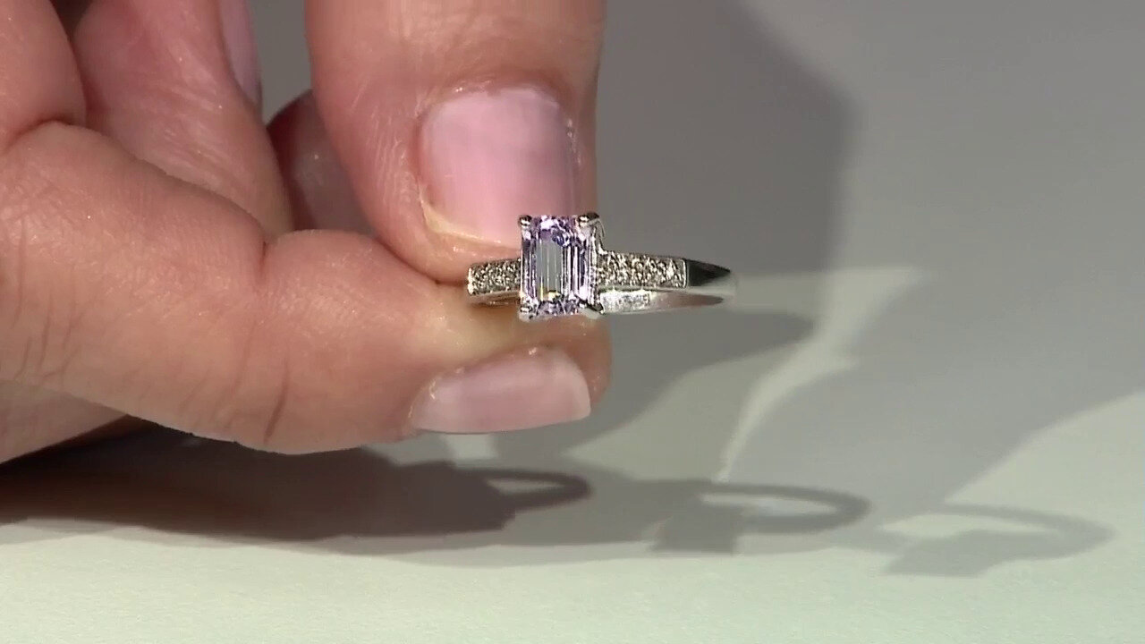 Video Bolivian Amethyst Silver Ring