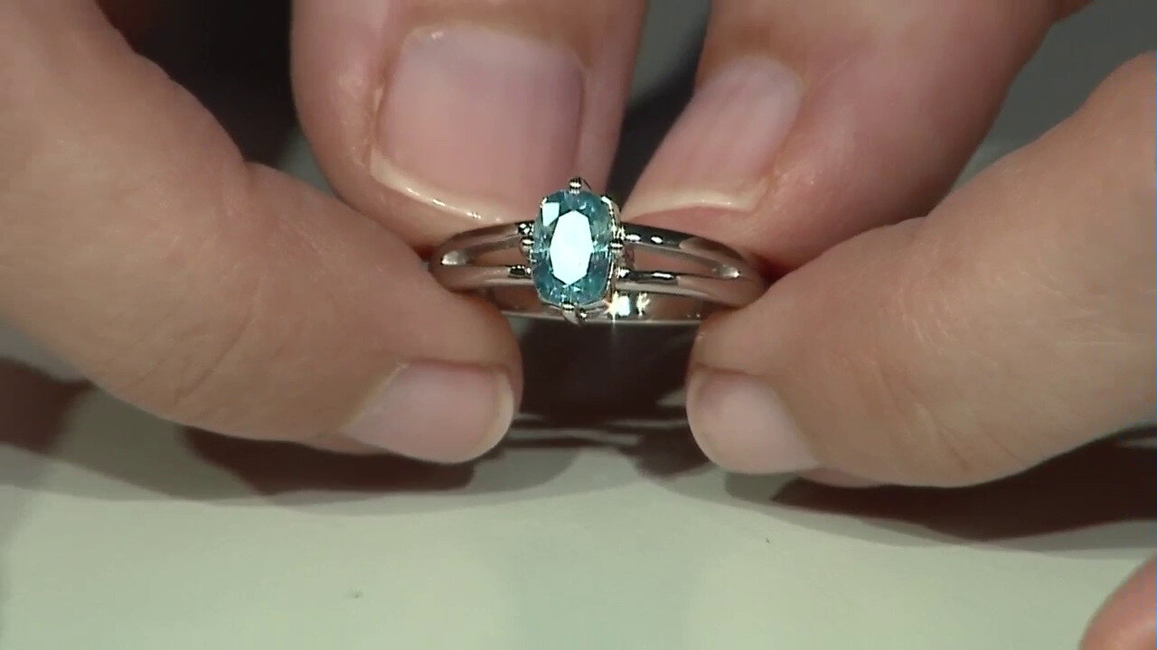 Video Ratanakiri Zircon Silver Ring