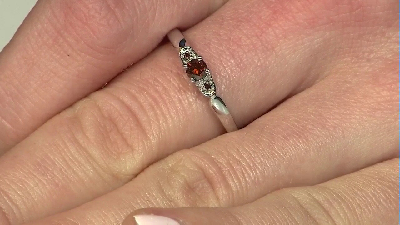 Video Bague en argent et Diamant fantaisie