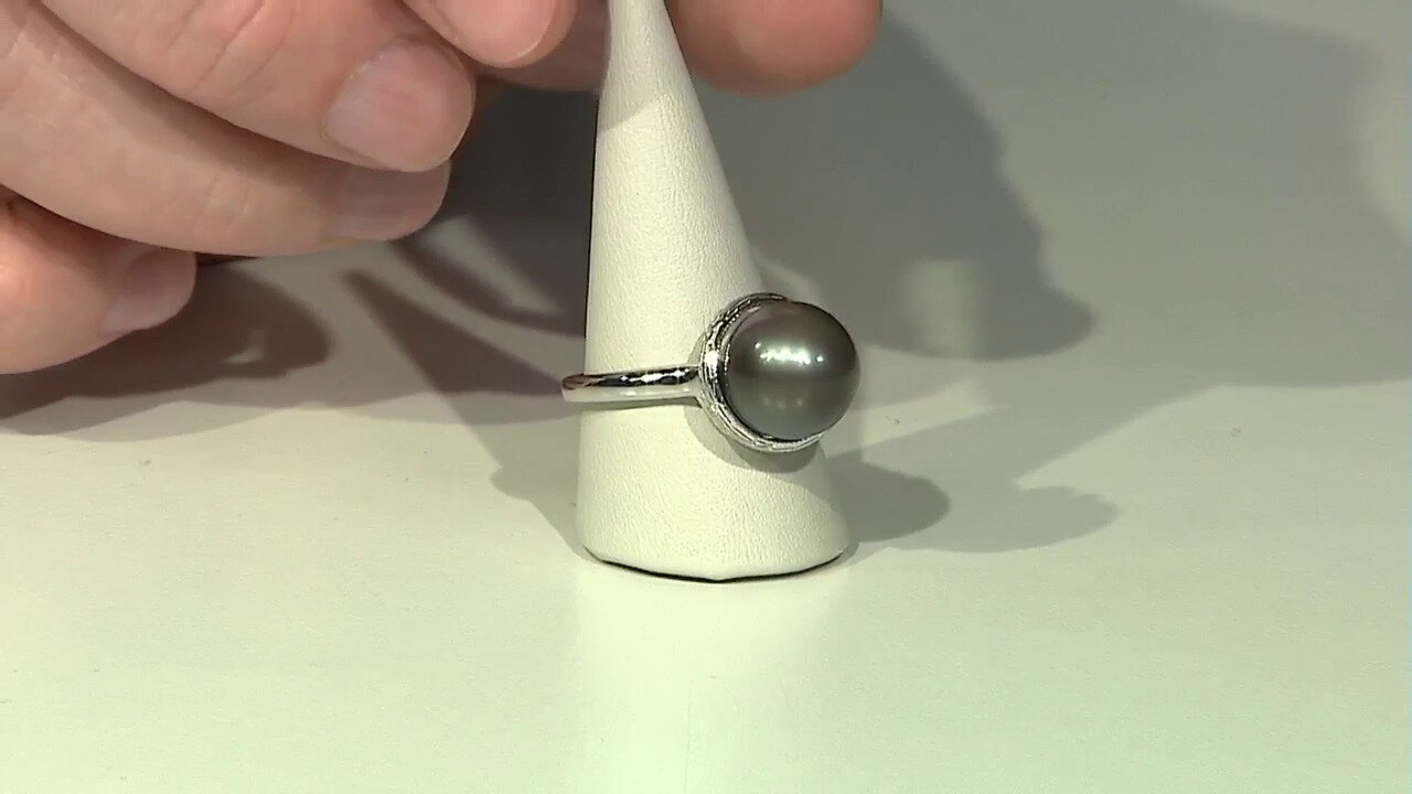 Video Zilveren oorbellen met Zilveren zoetwater kweekparels (TPC)