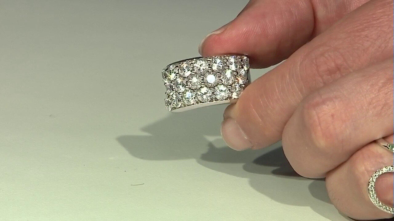 Video Bague en argent et Zircon (de Melo)