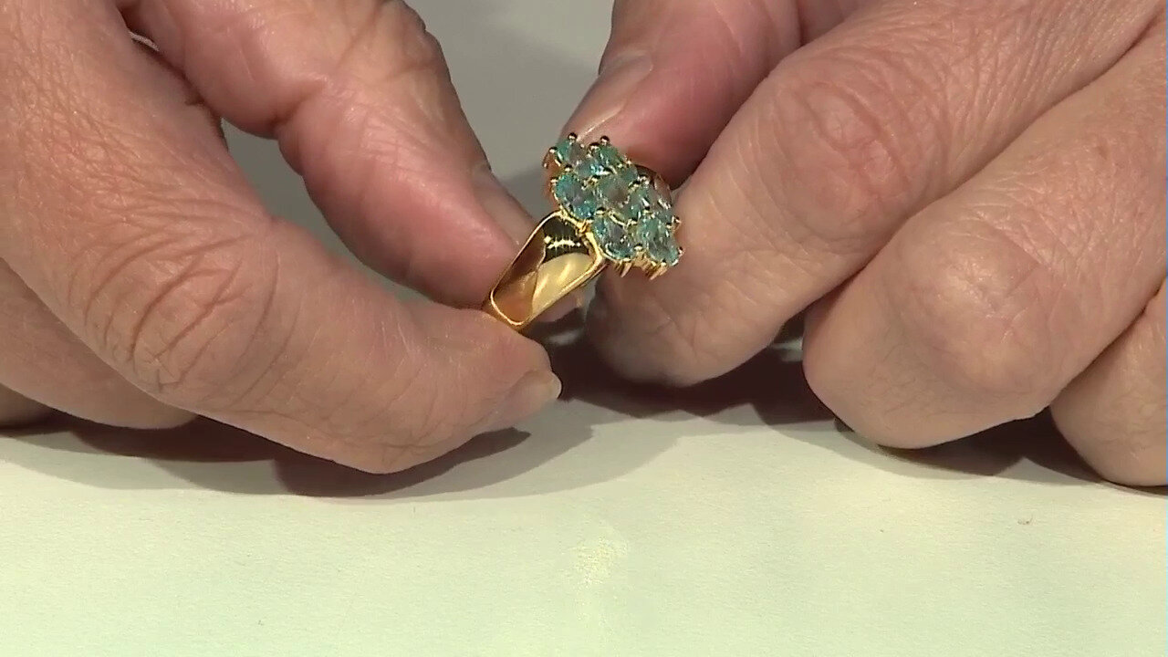Video Zilveren ring met Ratanakiri zirkonen