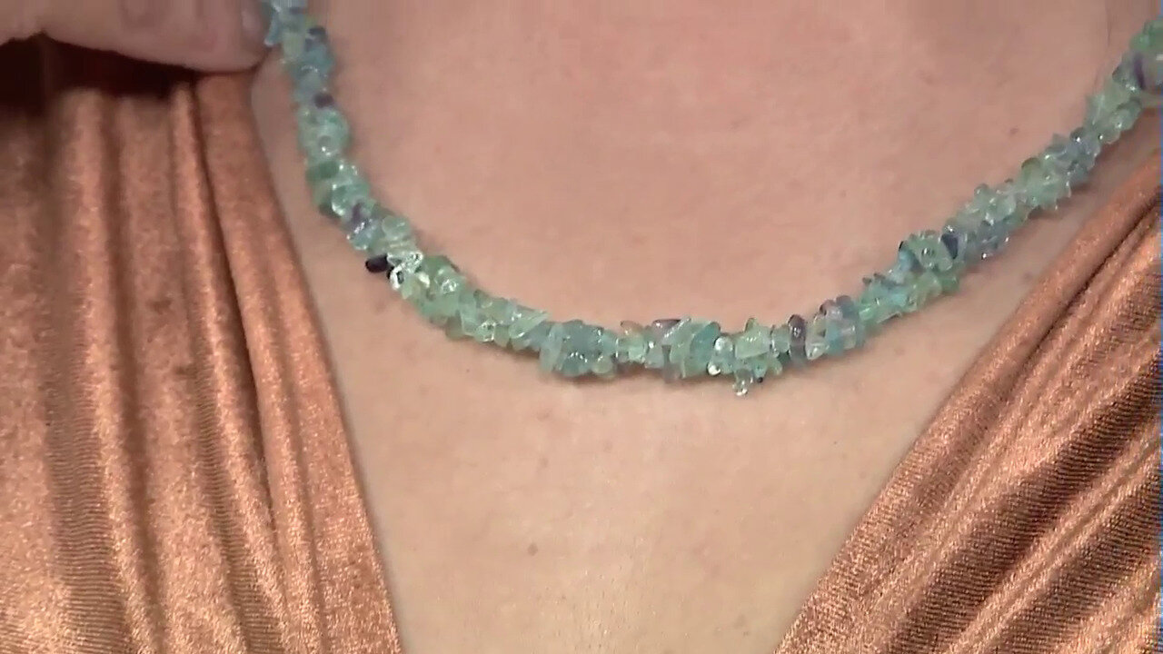 Video Argentinian Fluorite Silver Necklace