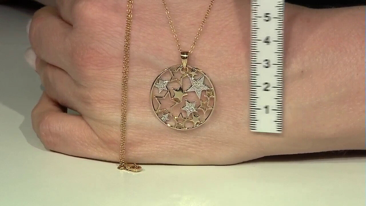 Video I3 (I) Diamond Silver Necklace