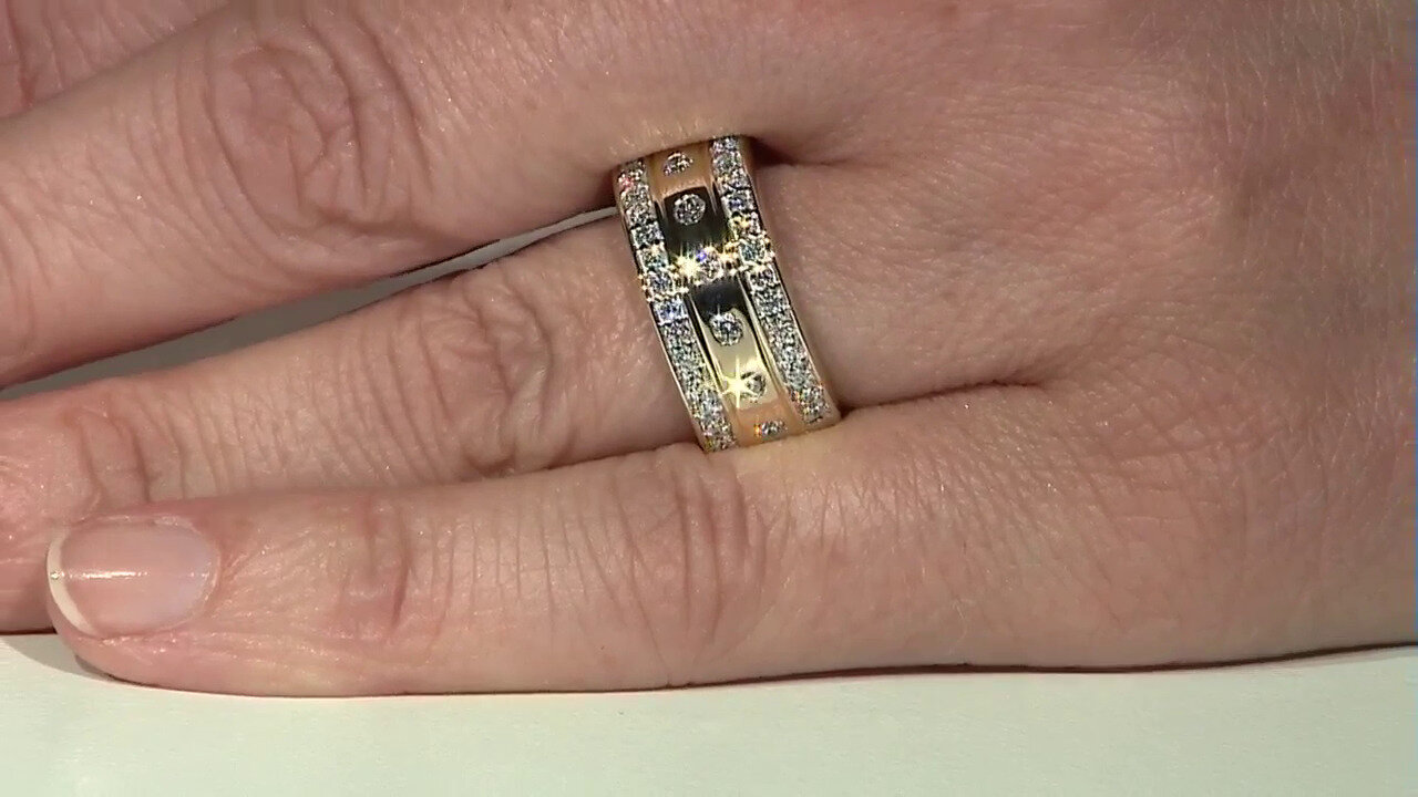 Video Anillo en oro con Diamante IF (D) (Annette)