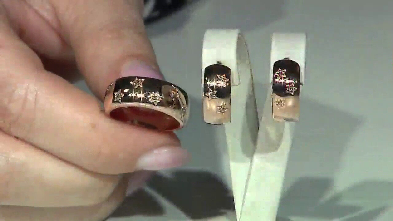 Video Bague en or et Diamant rose de France SI1 d'Argyle  (Annette)