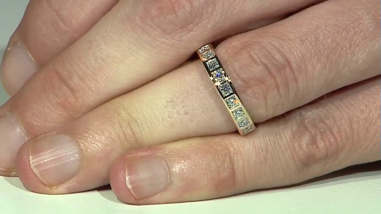 Video Anillo en oro con Diamante IF (D) (Annette)