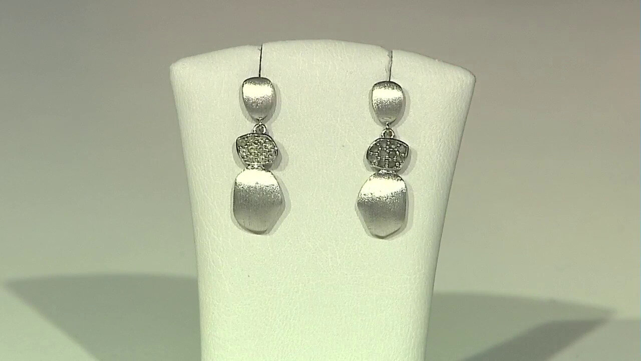 Video Alexandrite Silver Earrings