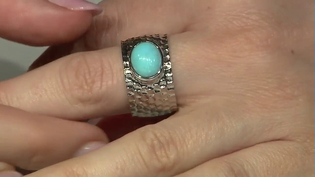Video Turquoise Silver Ring
