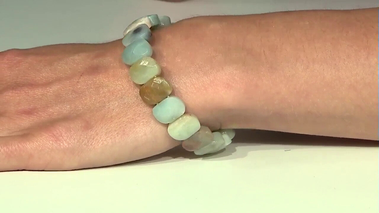 Video Armband met amazonieten