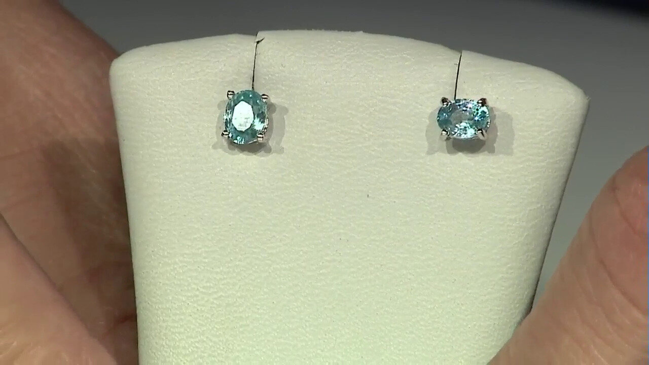Video Ratanakiri Zircon Silver Earrings
