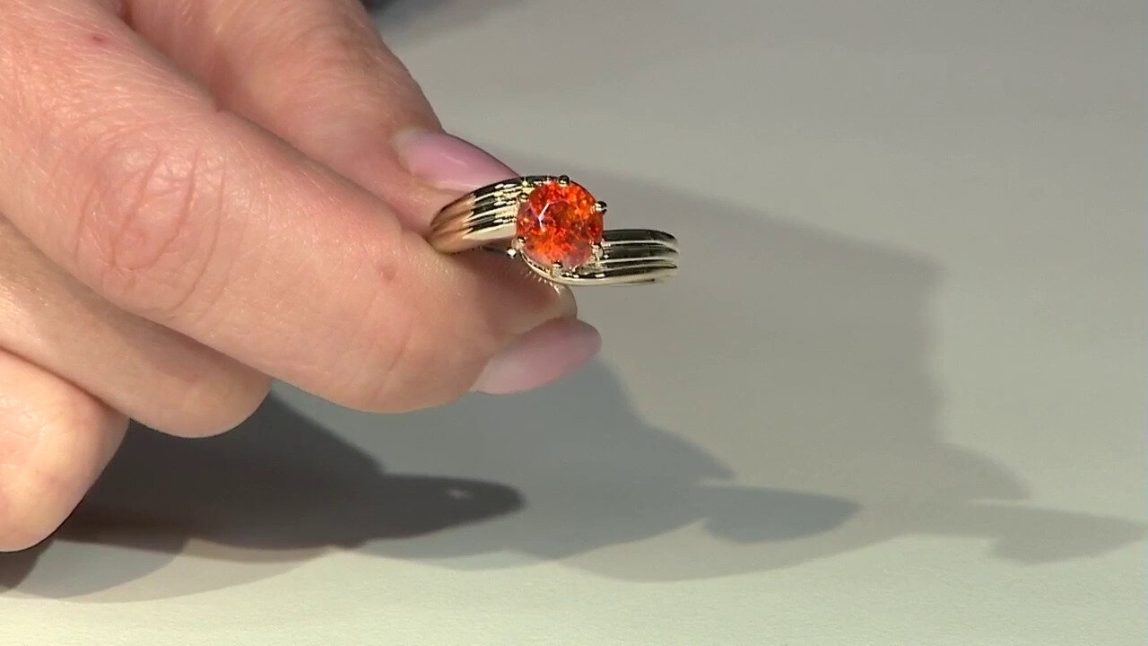 Video 9K Spanish Sphalerite Gold Ring