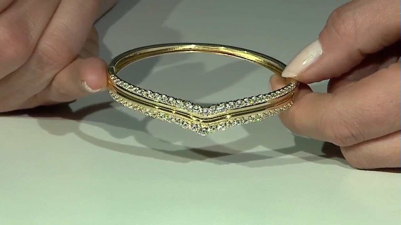 Video Zilveren armband met een zirkoon