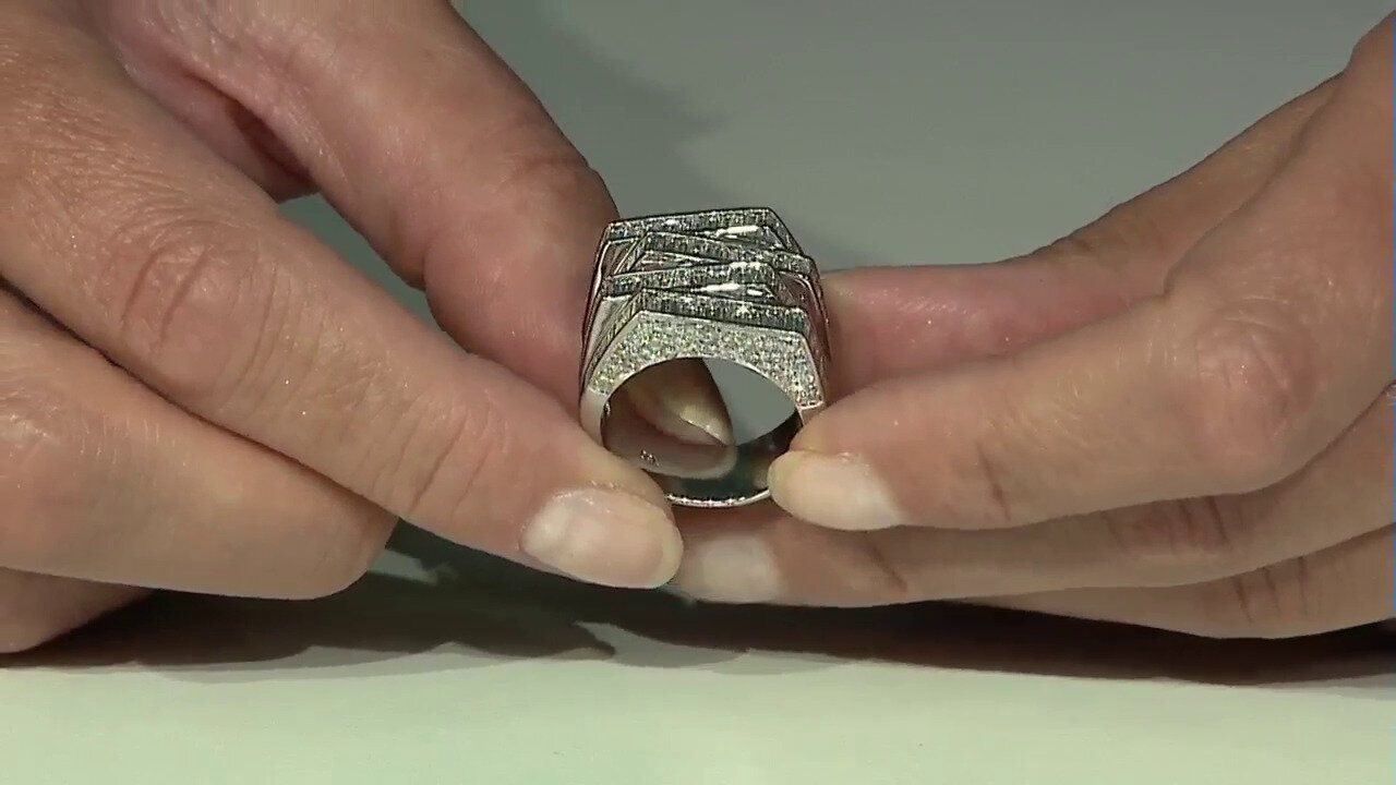 Video Gouden ring met SI2 (H) Diamanten (Estée Collection)