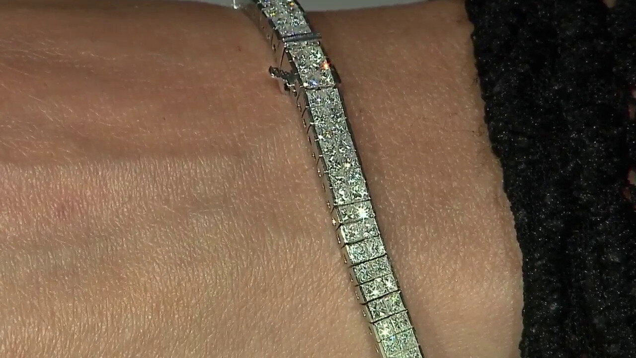 Video Gouden armband met SI2 (H) Diamanten (Estée Collection)