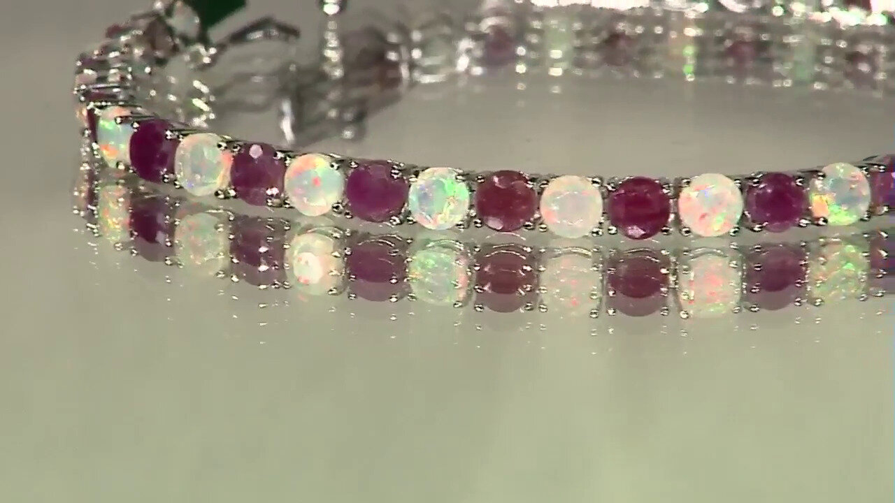 Video Edelstein-Silberarmband