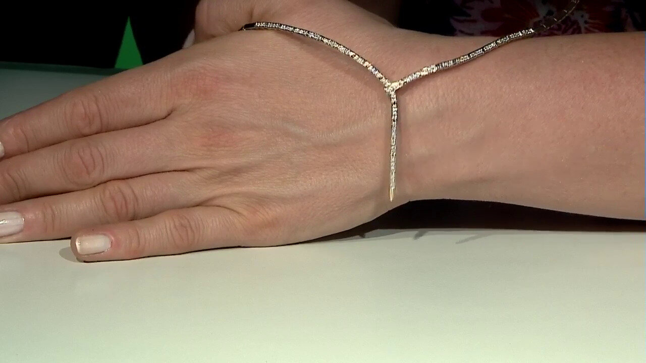 Video 14K SI1 (G) Diamond Gold Necklace (Annette)